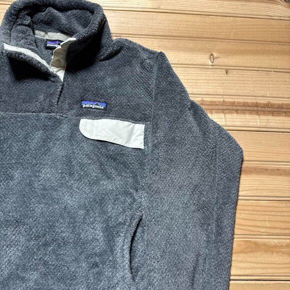 Patagonia Re-Tool Snap-T Fleece Polartec Thermal Pullover Jacket Women's Medium - Picture 6 of 12